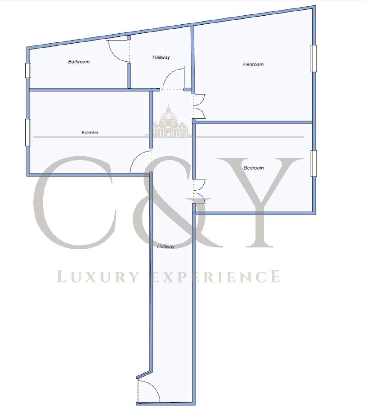 C&Y Apartments - Roma Prati - Luxury Double Studio With Kitchen エクステリア 写真